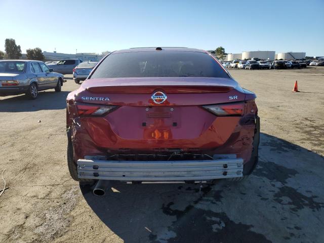 3N1AB8DV2MY323256 - 2021 NISSAN SENTRA SR RED photo 6