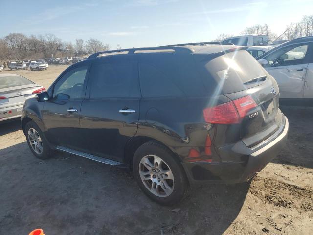 2HNYD28439H513921 - 2009 ACURA MDX TECHNOLOGY BLACK photo 2