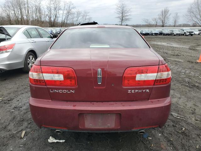 3LNHM26166R665380 - 2006 LINCOLN ZEPHYR BURGUNDY photo 6