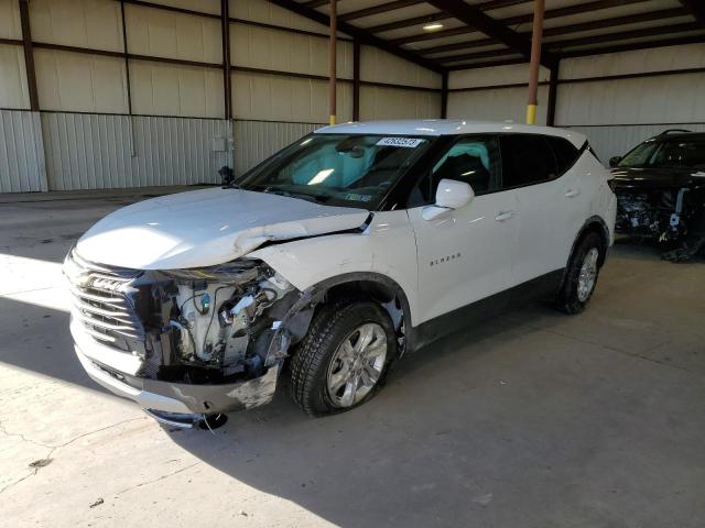 3GNKBHR45MS575904 - 2021 CHEVROLET BLAZER 2LT WHITE photo 1