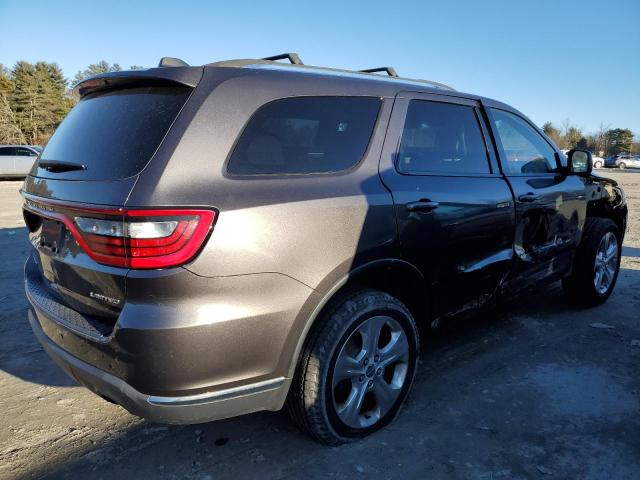 1C4RDJDG3EC977874 - 2014 DODGE DURANGO LIMITED GRAY photo 3