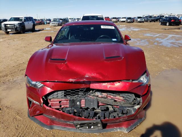 1FA6P8TH4K5202020 - 2019 FORD MUSTANG RED photo 5