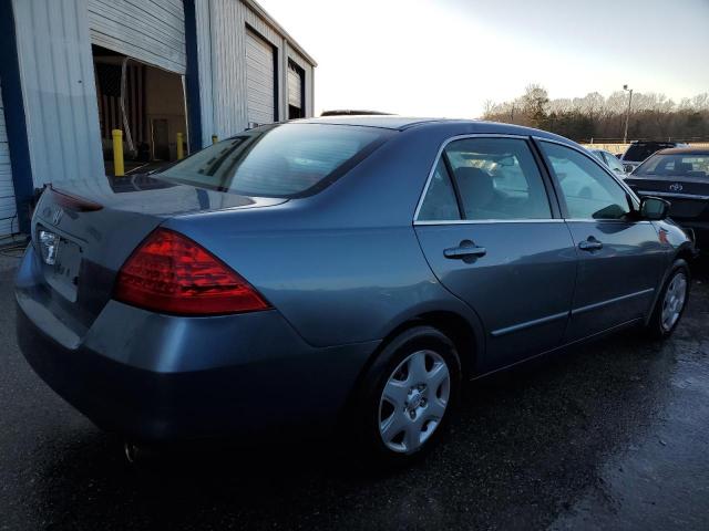 1HGCM56407A141472 - 2007 HONDA ACCORD LX BLUE photo 3