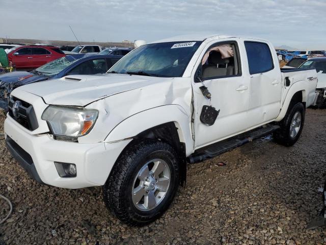 3TMLU4EN2FM171027 - 2015 TOYOTA TACOMA DOUBLE CAB WHITE photo 1