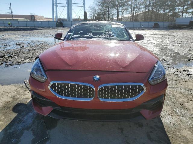 WBAHF3C05MWX36897 - 2021 BMW Z4 SDRIVE30I Կարմիր լուսանկար 5