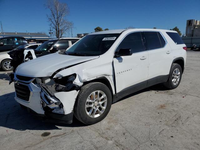 1GNERFKW2LJ180586 - 2020 CHEVROLET TRAVERSE LS WHITE photo 1