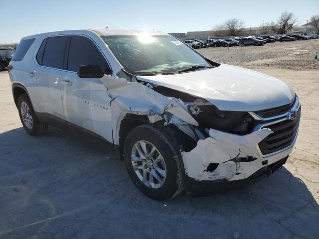 1GNERFKW2LJ180586 - 2020 CHEVROLET TRAVERSE LS WHITE photo 4