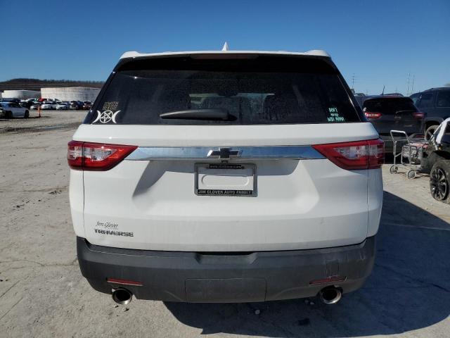 1GNERFKW2LJ180586 - 2020 CHEVROLET TRAVERSE LS WHITE photo 6