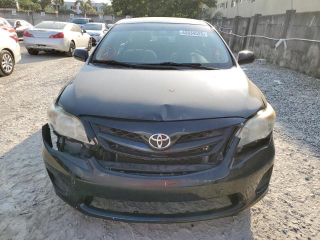 5YFBU4EE5CP015290 - 2012 TOYOTA COROLLA BASE BLACK photo 5