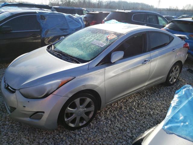 5NPDH4AE8DH450029 - 2013 HYUNDAI ELANTRA GLS SILVER photo 1