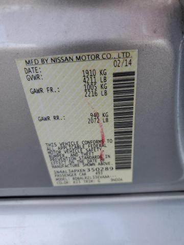 1N4AL3APXEN350289 - 2014 NISSAN ALTIMA 2.5 SILVER photo 12