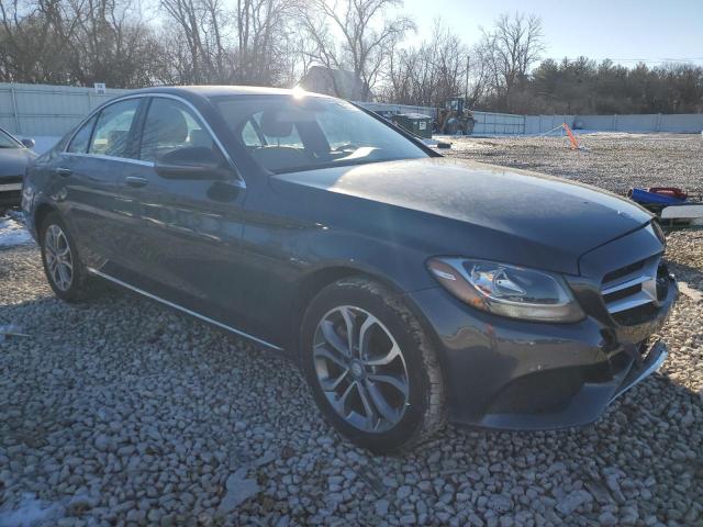 55SWF4KB9GU144817 - 2016 MERCEDES-BENZ C 300 4MATIC GRAY photo 4