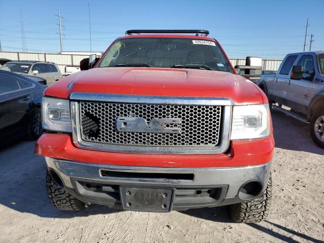 1GTEC19C59Z277302 - 2009 GMC SIERRA C1500 RED photo 5