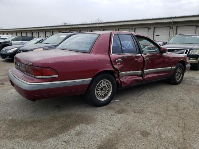 2MECM75W9NX721741 - 1992 MERCURY GRAND MARQ LS BURGUNDY photo 3