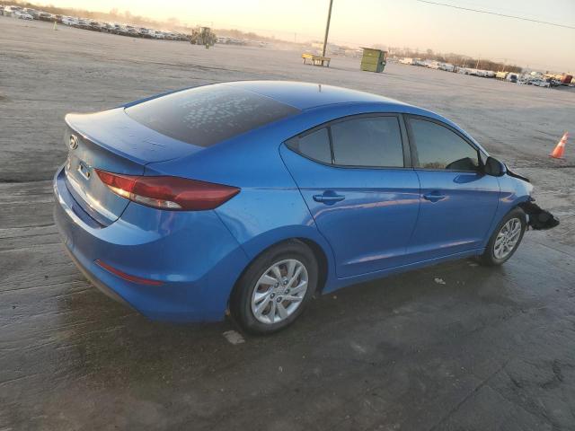 KMHD74LF4JU668457 - 2018 HYUNDAI ELANTRA SE BLUE photo 3