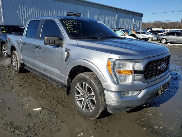 1FTEW1EP0MFA44180 - 2021 FORD F150 SUPERCREW SILVER photo 4