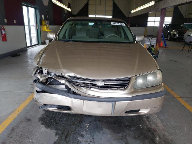 2G1WF52EX59254318 - 2005 CHEVROLET IMPALA GOLD photo 5