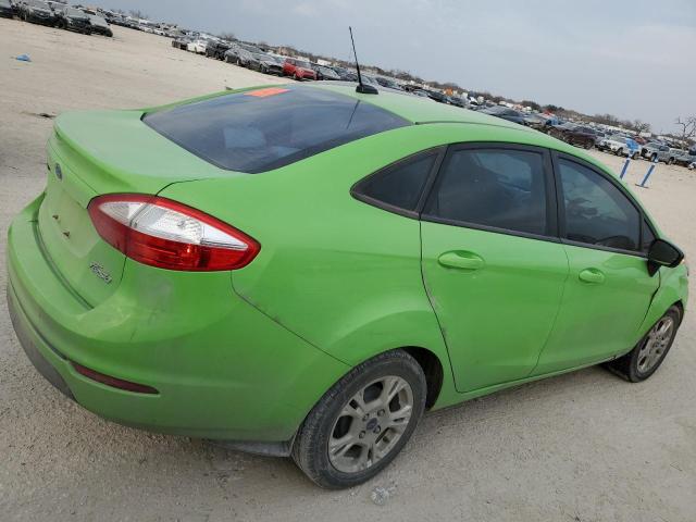 3FADP4BJ4EM106634 - 2014 FORD FIESTA SE GREEN photo 3