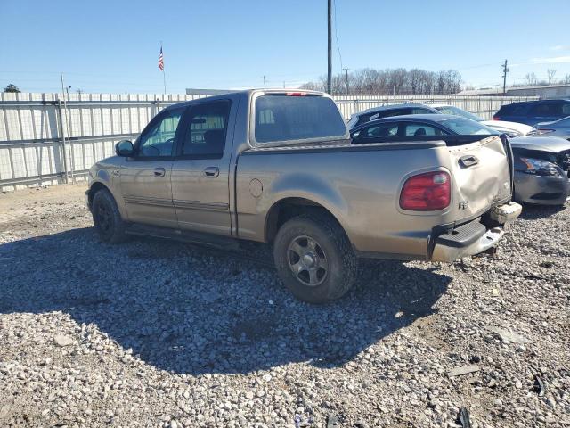 1FTRW07612KA12066 - 2002 FORD F150 SUPERCREW GRAY photo 2