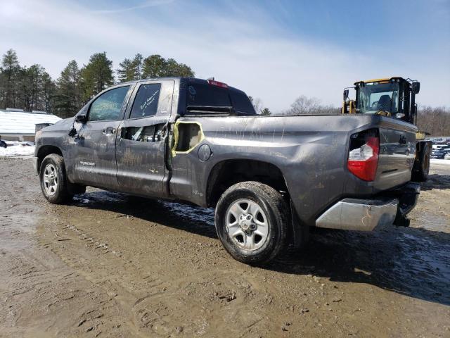 5TFRY5F13MX289742 - 2021 TOYOTA TUNDRA DOUBLE CAB SR/SR5 GRAY photo 2