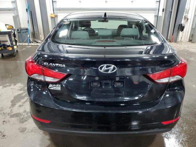 KMHDH4AE2EU104805 - 2014 HYUNDAI ELANTRA SE BLACK photo 6