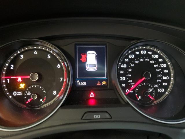 1V21E2CA3LC219509 - 2020 VOLKSWAGEN ATLAS CROS SE Красный фото 9