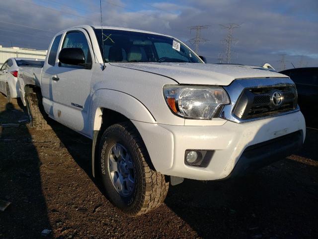 5TFUU4EN6FX115266 - 2015 TOYOTA TACOMA ACCESS CAB WHITE photo 4