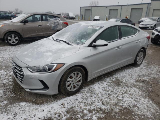 5NPD74LFXJH391151 - 2018 HYUNDAI ELANTRA SE SILVER photo 1