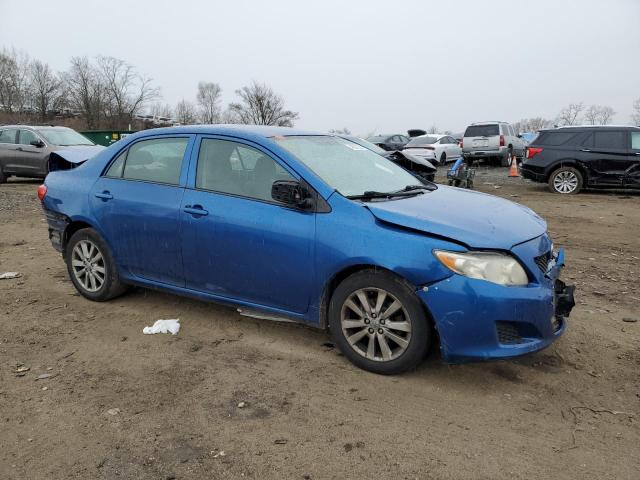 JTDBL40EX99022664 - 2009 TOYOTA COROLLA BASE BLUE photo 4