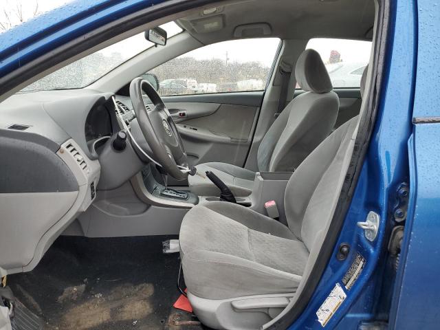 JTDBL40EX99022664 - 2009 TOYOTA COROLLA BASE BLUE photo 7