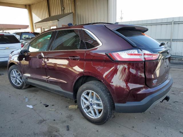 2FMPK4J94MBA32396 - 2021 FORD EDGE SEL BURGUNDY photo 2