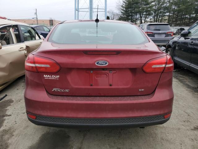 1FADP3F26HL250902 - 2017 FORD FOCUS SE RED photo 6