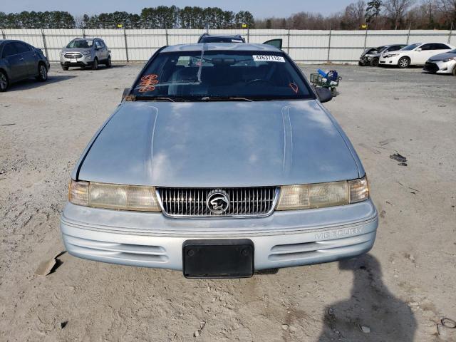 1MEPM6045NH637157 - 1992 MERCURY COUGAR LS BLUE photo 5