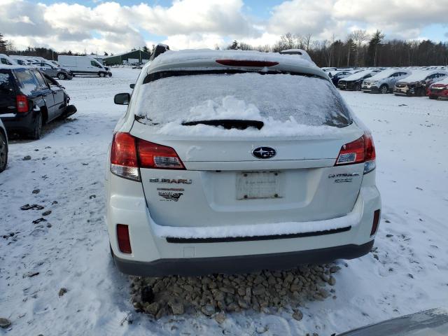 4S4BRBLC7A3367201 - 2010 SUBARU OUTBACK 2.5I LIMITED WHITE photo 6