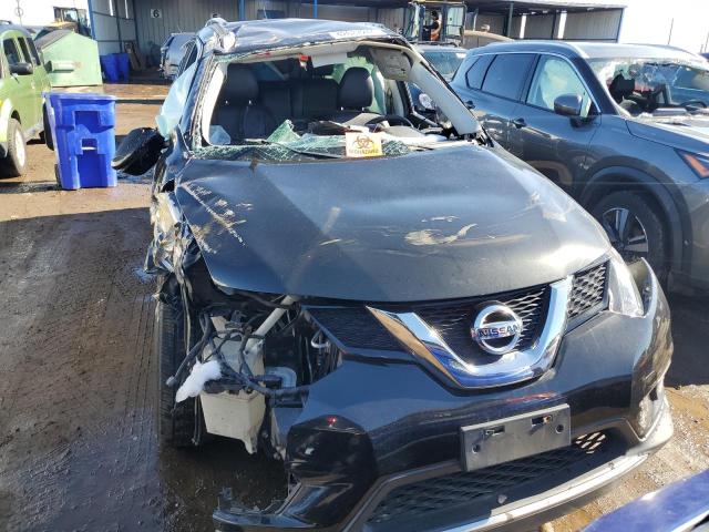 KNMAT2MVXGP642434 - 2016 NISSAN ROGUE S BLACK photo 5