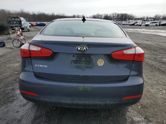 KNAFX4A60F5412301 - 2015 KIA FORTE LX BLUE photo 6