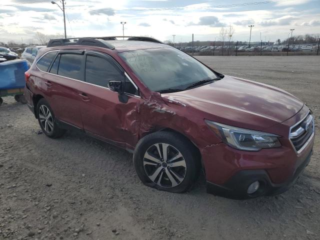 4S4BSAKC0J3391887 - 2018 SUBARU OUTBACK 2.5I LIMITED RED photo 4