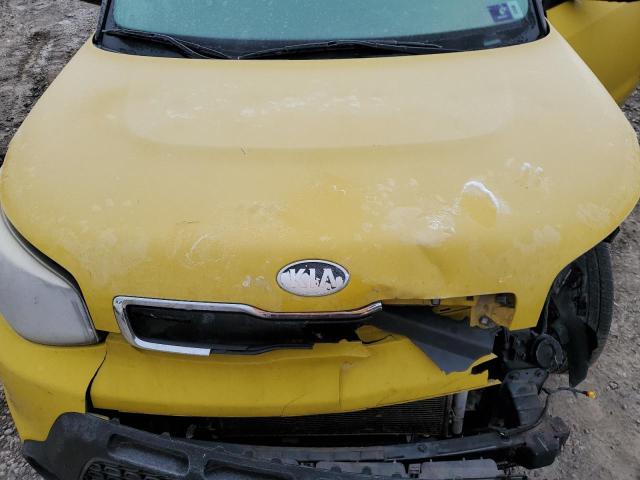 KNDJP3A57E7089835 - 2014 KIA SOUL + YELLOW photo 11