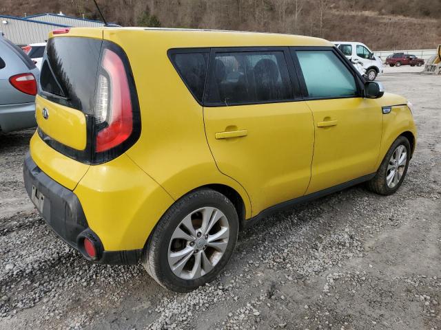 KNDJP3A57E7089835 - 2014 KIA SOUL + YELLOW photo 3