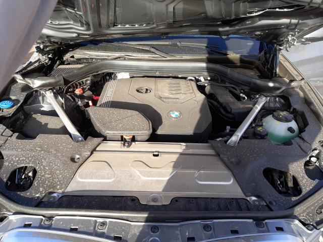 5UX53DP06P9N86346 - 2023 BMW X3 XDRIVE30I Srebrny zdjęcie 11