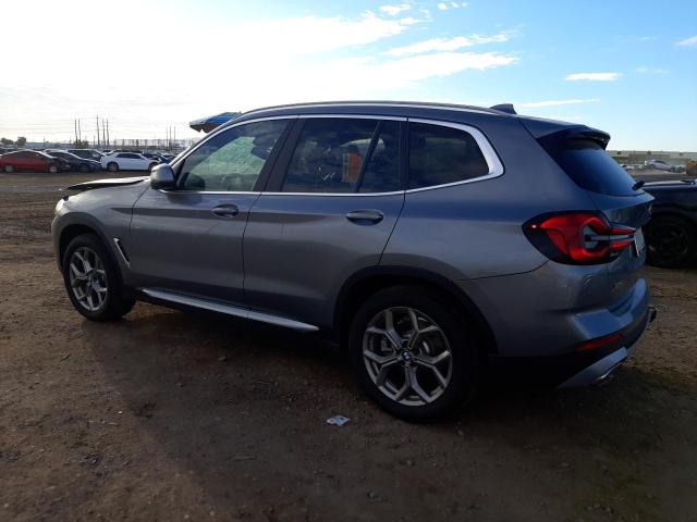5UX53DP06P9N86346 - 2023 BMW X3 XDRIVE30I Srebrny zdjęcie 2