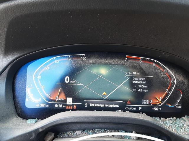 5UX53DP06P9N86346 - 2023 BMW X3 XDRIVE30I Srebrny zdjęcie 9