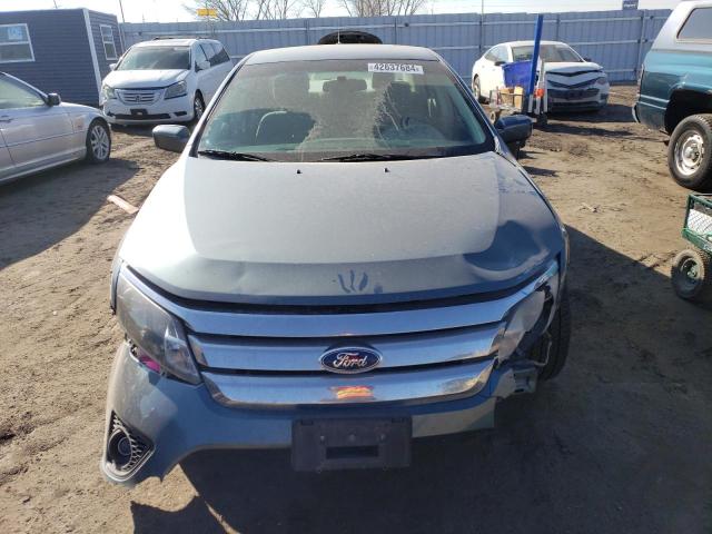 3FAHP0HG7CR421417 - 2012 FORD FUSION SE BLUE photo 5