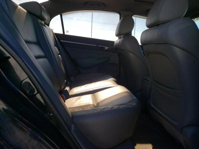 2HGFA16928H333330 - 2008 HONDA CIVIC EXL შავი ფოტო 10