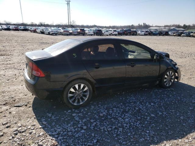 2HGFA16928H333330 - 2008 HONDA CIVIC EXL BLACK photo 3