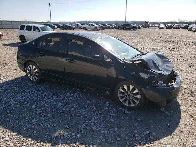 2HGFA16928H333330 - 2008 HONDA CIVIC EXL BLACK photo 4