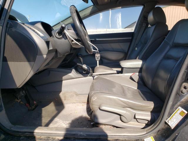 2HGFA16928H333330 - 2008 HONDA CIVIC EXL შავი ფოტო 7