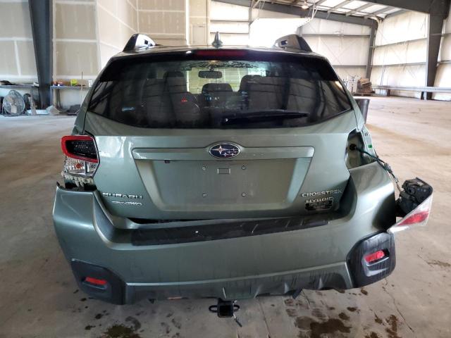 JF2GPBLC1GH205464 - 2016 SUBARU CROSSTREK 2.0I HYBRID TOURING GREEN photo 6