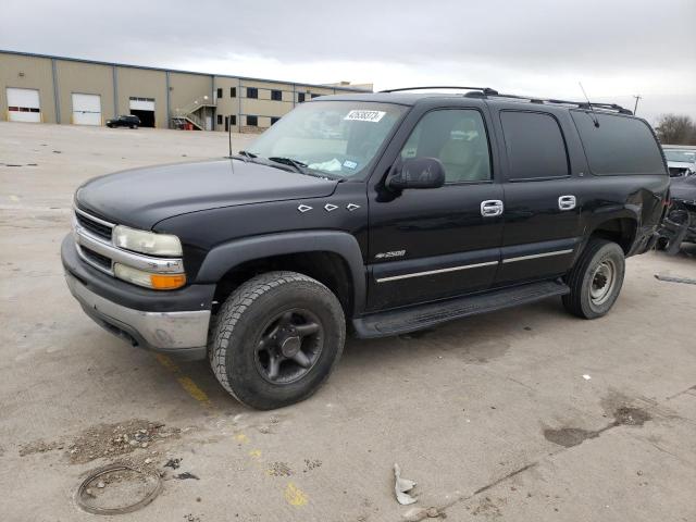 3GNGC26G41G110754 - 2001 CHEVROLET SUBURBAN C2500 BLACK photo 1