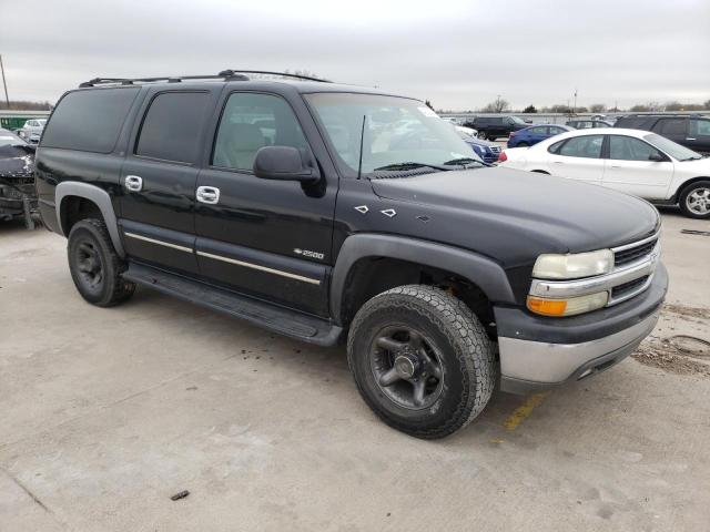 3GNGC26G41G110754 - 2001 CHEVROLET SUBURBAN C2500 BLACK photo 4